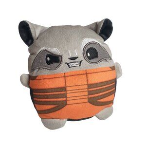 Marvel Rocket Raccoon Plush Toy 5" Soft Polyester Stuffed Animal Hand Washable